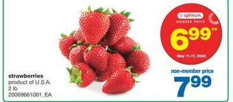 Wholesale Club Strawberries, 2 lb offer
