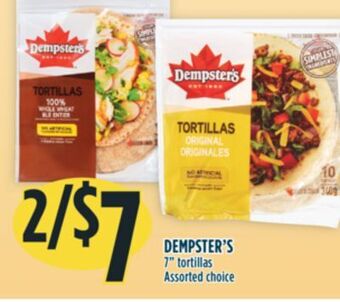 Marché Adonis Dempster's 7 tortillas offer