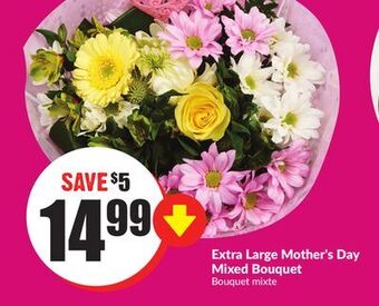 FreshCo Extra large mother's day mixed bouquet offer