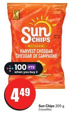 FreshCo Sun chips 205 g offer