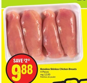 FreshCo Boneless skinless chicken breasts 4 pieces offer