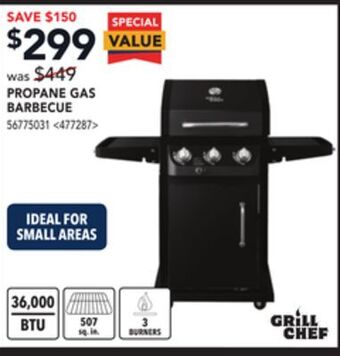 RONA Grill chef propane gas barbecue offer