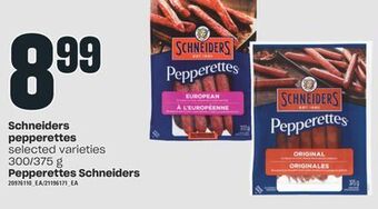 Pepperettes schneiders, 300/375 g
