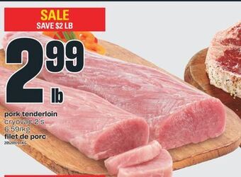 Valu-mart Filet de porc, 2's offer