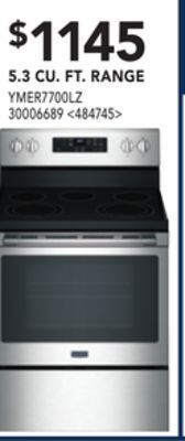 RONA Maytag 5.3 cu. ft. range offer
