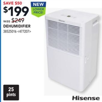 RONA Hisense dehumidifier offer