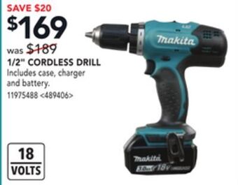 RONA Makita 1/2 cordless drill offer