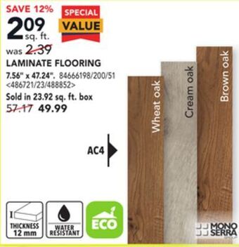 RONA Mono serra laminate flooring 7.56 x 47.24 offer