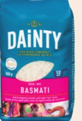 Giant Tiger Dainty basmati rice offer