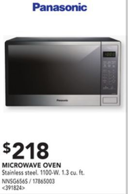RONA Panasonic microwave oven offer