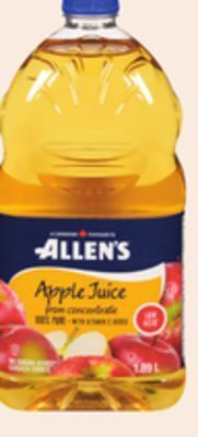 Giant Tiger Allen's apple juice offer