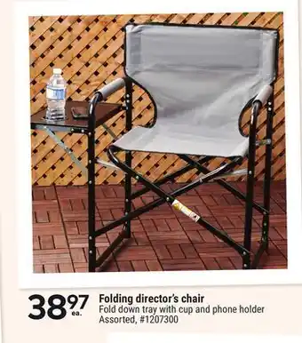 Giant Tiger Folding director's chair offer