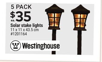 Giant Tiger Solar stake lights offer
