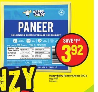Chalo FreshCo Happy dairy paneer cheese 300 g offer