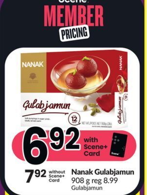 Chalo FreshCo Nanak gulabjamun 908 g offer