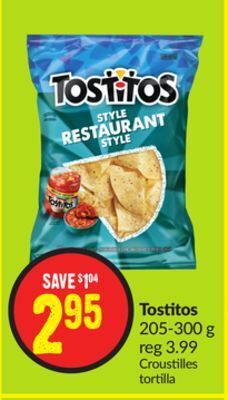 Chalo FreshCo Tostitos 205-300 g offer