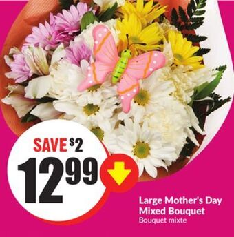 Chalo FreshCo Large mother's day mixed bouquet offer
