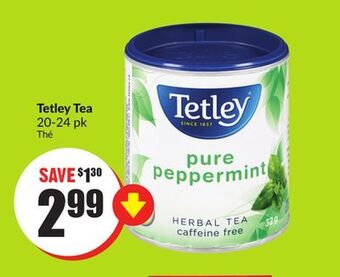 Chalo FreshCo Tetley tea 20-24 pk offer