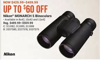 Nikon® monarch 5 binoculars