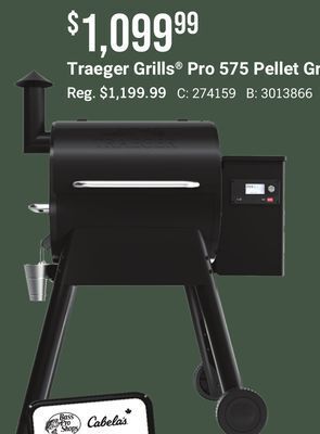 Bass Pro Traeger grills® pro 575 pellet grill offer