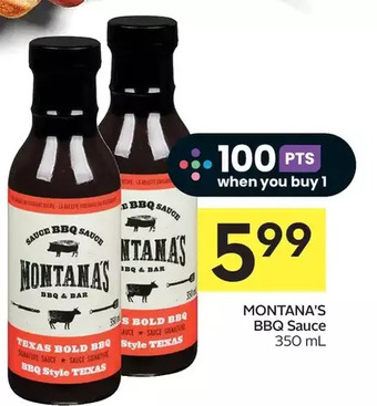 Foodland Montana's bbq sauce offer