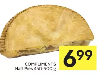 Foodland Compliments half pies offer