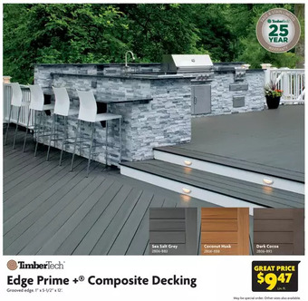 Home Hardware Edge prime + composite decking offer