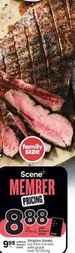 Foodland Striploin steaks offer