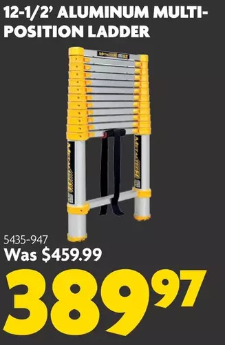 Home Hardware 12-1/2' aluminum multi-position ladder offer