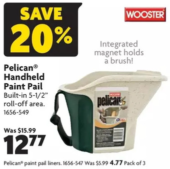 Home Hardware Pelican handheld paint pail | pelican paint pail liners offer
