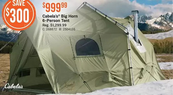 Cabela's Cabela's big horn 6-person tent offer