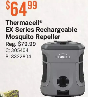 Cabela's Thermacell ex series rechargeable mosquito repeller offer