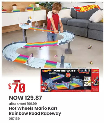 Toys R us Hot wheels mario kart rainbow road offer