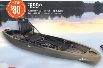 Cabela's Ascend 10t sit-on-top kayak offer