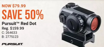 Bass Pro Pursuit red dot offer