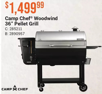 Cabela's Camp chef woodwind 36 pellet grill offer