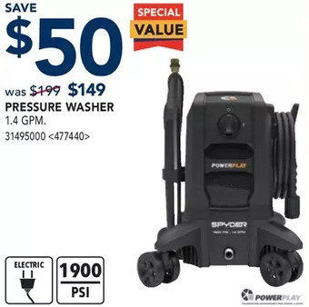 RONA Power play pressure washer offer