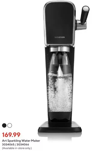 Staples Art sparkling water maker offer