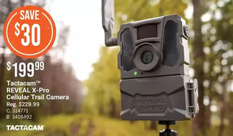 Bass Pro Tactacam reveal x-pro cellular trail camera offer