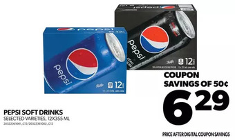 Real Canadian Superstore Pepsi soft drinks offer