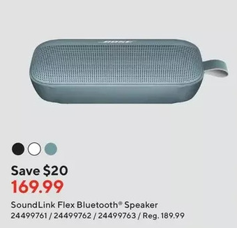 Staples Soundlink flex bluetooth speaker offer