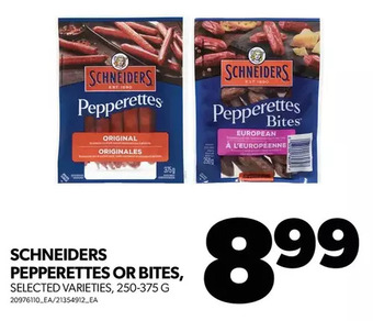 Real Canadian Superstore Schneiders pepperettes or bites offer