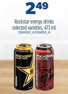 Real Canadian Superstore Rockstar energy drinks offer