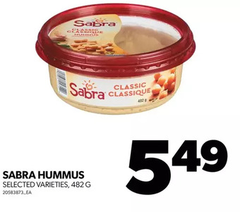 Real Canadian Superstore Sabra hummus offer