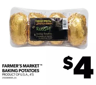 Real Canadian Superstore Farmer's market baking potatoes offer