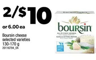 Real Canadian Superstore Boursin cheese offer