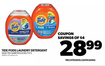 Real Canadian Superstore Tide pods laundry detergent offer