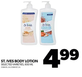 Real Canadian Superstore St. ives body lotion offer