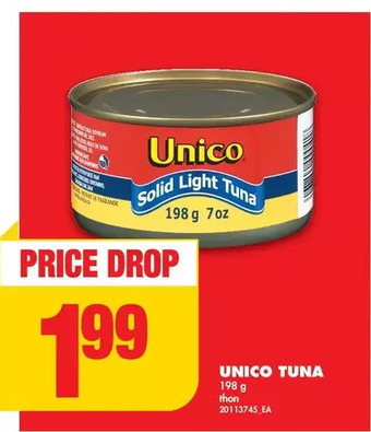 No Frills Unico tuna offer