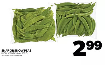 Real Canadian Superstore Snap or snow peas offer